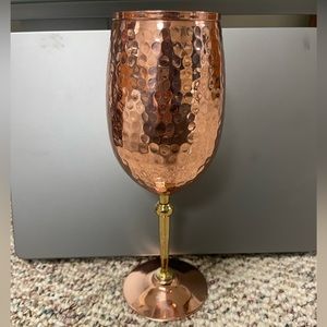 Copper wine glasses